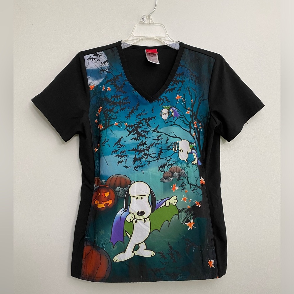 Snoopy Halloween‎ Scrub Top